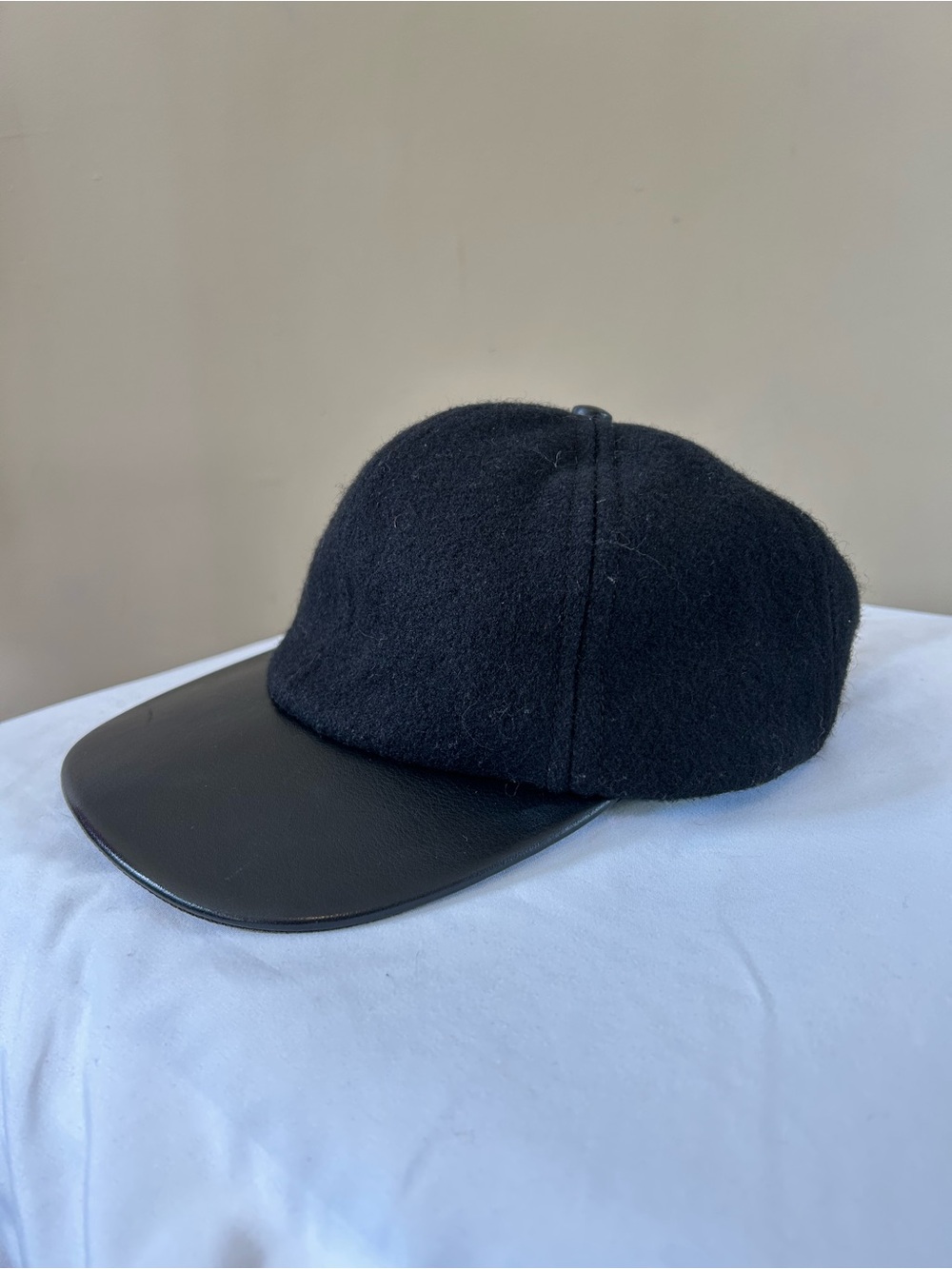 Coach Black Wool Baseball Cap